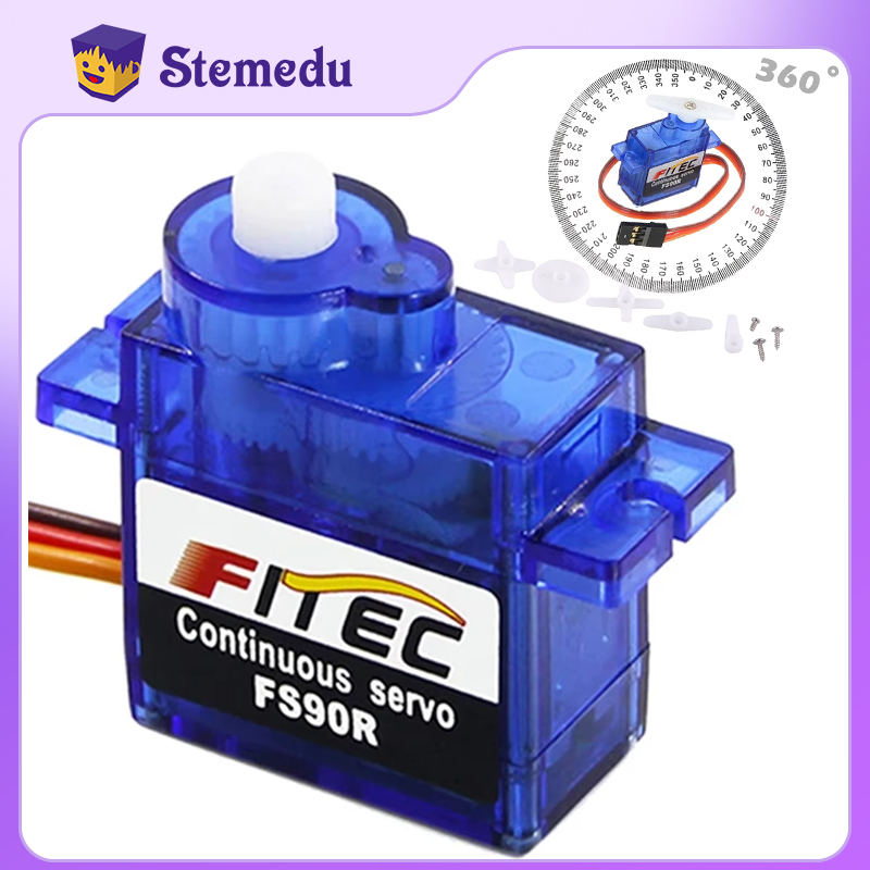 Rc Helicopter Motor - Feetech Mini FS90R Micro Servo หมุนต่อเนื่อง