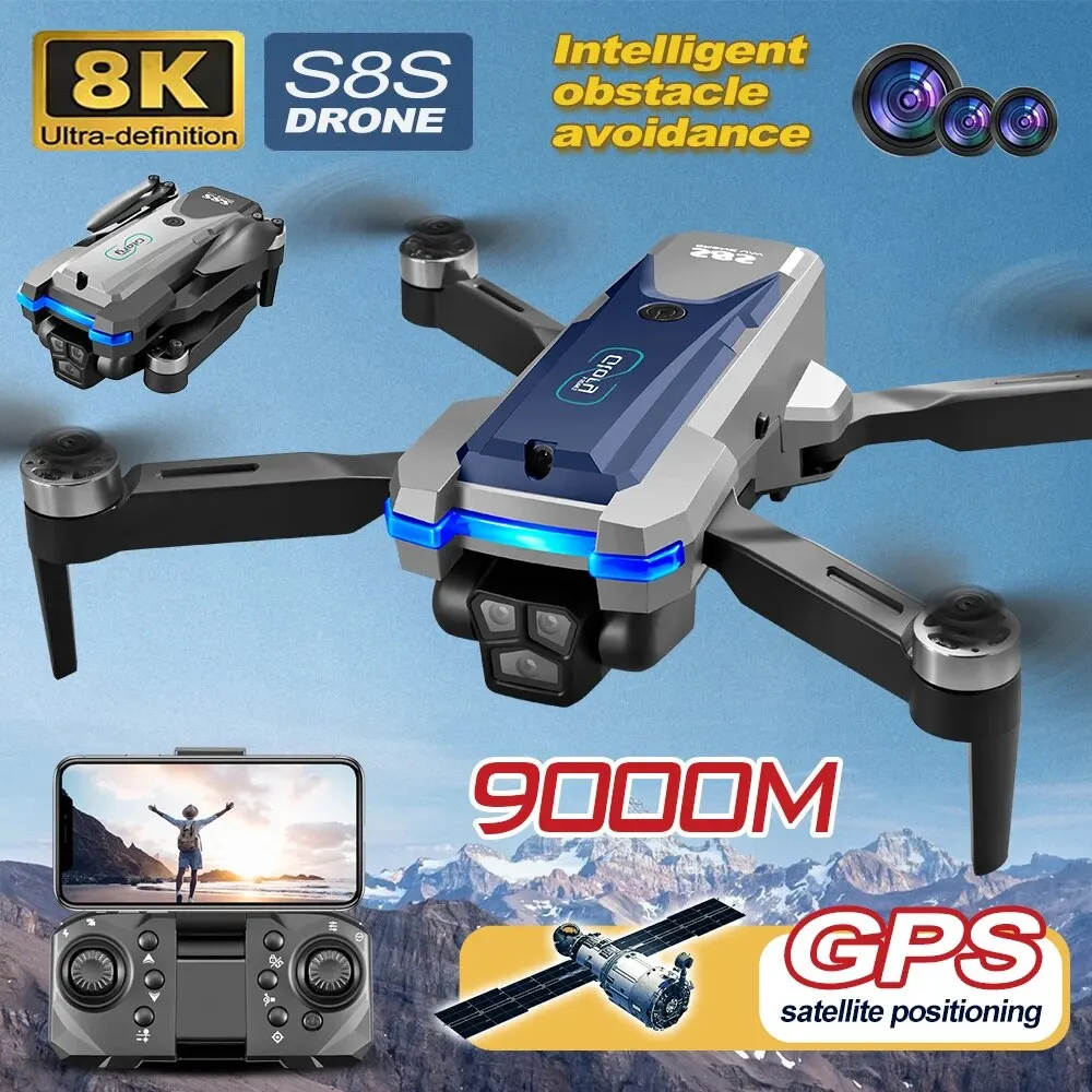 Rc Helicopter Case - โดรน GPS S8S 5G Wi-Fi 8K