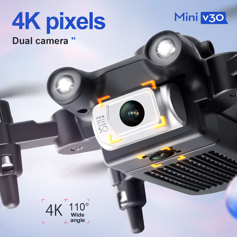 Mini V30 WiFi FPV Drone 4K HD  - Rc Helicopter Case บทวิจารณ์และราคา