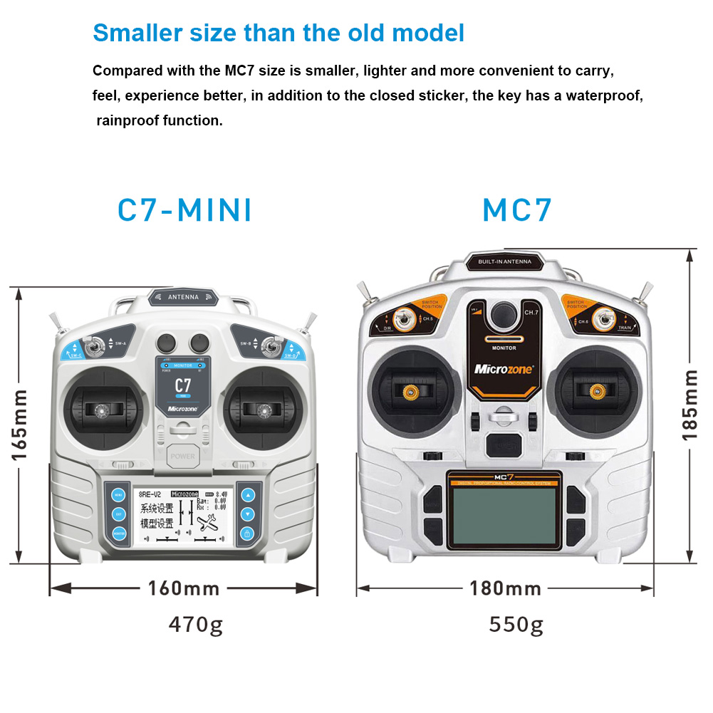MicroZone MC7 Controller C7 เค - Rc Helicopter Mini บทวิจารณ์และราคา